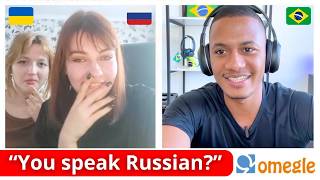 Surprising Russians and Ukrainians with My Russian Skills on OmeTV [upl. by Evans280]