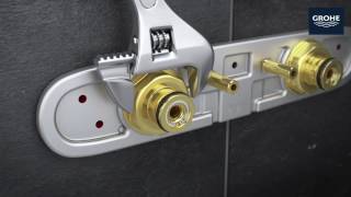 GROHE  RainShower SmartControl  Installation Video [upl. by Eenobe]