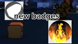 new badges  fazbears revamp rp p2 [upl. by Kassel]