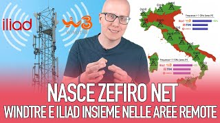 Zefiro Net Iliad e WindTre e le loro frequenze insieme per portare 4G e 5G nelle aree remote [upl. by Schrader]