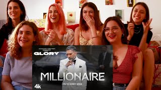 MILLIONAIRE SONG REACTION YoYoHoneySingh  GLORY  BHUSHAN KUMAR [upl. by Kacie]