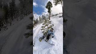 hi tree 🌲 snowboard snowboarding fail [upl. by Rutra]