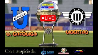 🛑 EN VIVO  PARTIDO UNIVERSIDAD CATÓLICA VS LIBERTAD  PLAYOFF  COPA SUDAMERICANA  Formato AUDIO [upl. by Eirellam]