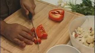 Slow Cooked Chicken Recipe  Chop Peppers for Slow Cooked Chicken [upl. by Ecyal]