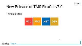 TMS FlexCel v70 release [upl. by Adirem461]