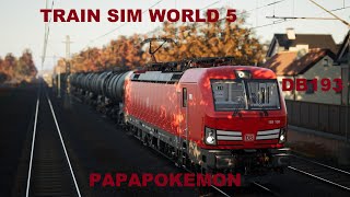 TRAIN SIM WORLD 5 031 DB 193 VECTRON horaire DGE 91271 Offenbach Gbf Karlsruhe [upl. by Suertemed]