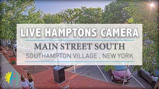 Hamptonscom  LIVE Main Street South Southampton New York [upl. by Fairley790]