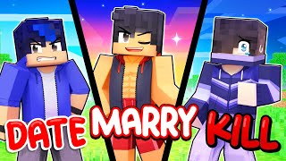 Minecraft but DATE MARRY KILL [upl. by Rebak]