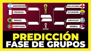 Análisis y Predicción de la fase de grupos del mundial de Qatar 2022⚽🏆 [upl. by Kingston981]