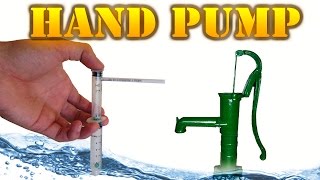 How to Make a Mini Hand Pump Running a Hand Pump [upl. by Thornton]