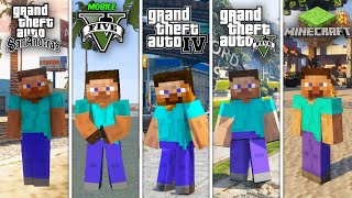 Evolution of Steve in GTA Games [upl. by Gilges496]