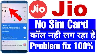 jio insert sim card problem  how to fix no sim card problem jio [upl. by Carena942]