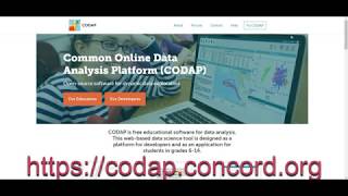 Getting started with CODAP [upl. by Ellehcem578]