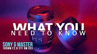 Sony 100mm G Master STF Lens  What You Need to Know [upl. by Nie]