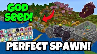 🔥GOD SEED Minecraft 121 Bedrock best survival seeds [upl. by Bobseine]