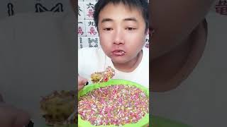 asmr eating candy blue purple very with crispy voice mukbang [upl. by Archangel728]