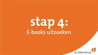 Stap 4  Ebook uitzoeken DigiBieb [upl. by Sikras]