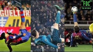 5 mejores chilenas ronaldoMessizlatan Ronaldinho Hugo Sánchez [upl. by Maffei]