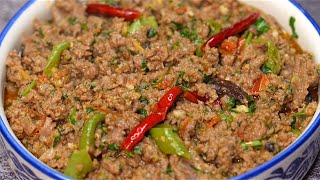 Lucknowi Kate Masale Ka Keema  Khade Masale Ka Bhuna Keema  Stew Keema Recipe [upl. by Eli447]