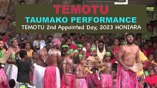 Taumako Dancers Entertainment Performance on the Temotu 2nd Appointed day 2023 [upl. by Oicnecserc667]