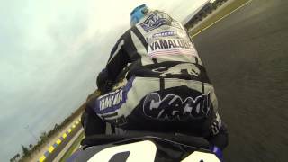 2013  Le Mans Un tour embarqué David Checa Yamaha R1 GMT94 Michelin [upl. by Odille]