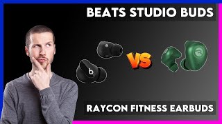 Beats Studio Buds vs Raycon Fitness Earbuds Comparison [upl. by Orgell]