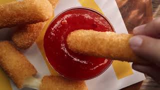 Maccas® Mozzarella Sticks are back Now with NEW Sweet Chilli Sauce [upl. by Buehler]