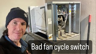 IceOMatic ice machine not working  bad fan cycle switch [upl. by Vale]