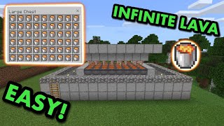 SIMPLE 121 LAVA FARM TUTORIAL in Minecraft Bedrock MCPEXboxPS4Nintendo SwitchWindows10 [upl. by Catrina676]