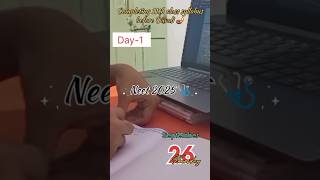 Day1 of 🎯🔥Revising whole class 11th syllabus before Diwali 🪔 challenge neet2025 study [upl. by Ennaej]