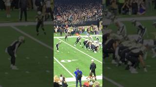 4th and Goal  New Orleans Saints vs Philadelphia Eagles in the Superdome  DREW BREES [upl. by Iverson]