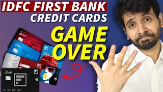 IDFC Credit Cards GAME OVER 2024😭😭😭 [upl. by Leonsis]