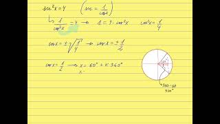 Equació trigonométrica sec24 [upl. by Niuqram]
