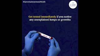 Symptoms amp Treatment of Sarcoma  Sarcoma Awareness Month  CARE Hospitals [upl. by Sanoj]