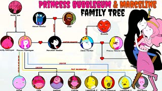 Princess Bubblegum amp Marcelines Family Tree  Adventure Time [upl. by Ekal]