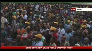 ONDO STATE PDP GRAND FINALE CAMPAIGN RALLY  NOVEMBER 14 2024  AIT LIVE [upl. by Ardin]