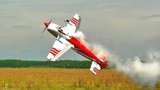 STUNNING AEROBATICS RC FLIGHT WITH HUGE RC EXTRA 300 INCREDIBLE SHOW [upl. by Sirahs414]