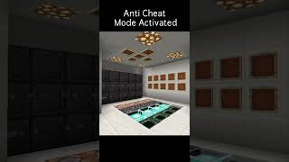 Anti Cheat Mode Activated In minecraft V shorts minecraft [upl. by Nels]