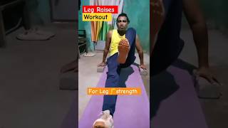 Leg Raises Workout For Leg Strength badalnishad shorts workout [upl. by Zetnwahs]