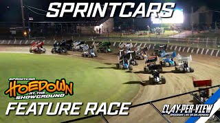 Sprintcars  Hoedown at the Showground  Lismore  18th Nov 2023  ClayPerView [upl. by Ojiram223]