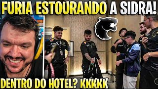 FURIA ESTOURA SIDRA DENTRO DO HOTEL NO RMR DE SHANGHAI KKKKKKKKKKKKKKKKK [upl. by Studnia]