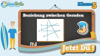 Geraden verstehen  senkrecht parallel  Klasse 5 ★ Übung 3 [upl. by Anelec]