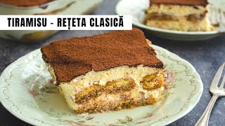 Tiramisu  rețeta celui mai iubit desert italian cu mascarpone și pișcoturi  Bucate Aromate [upl. by Christin]