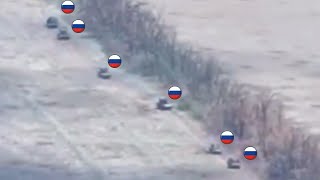 Black Zaporozhets Brigade destroyed a group of Russian armored vehicles [upl. by Aicylla523]