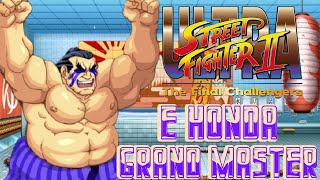 Ultra Street Fighter II  E Honda Grand Master Classic Sounds [upl. by Nimajneb]