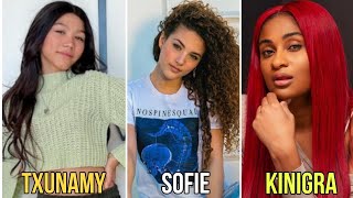 Sofie Dossi vs Kinigra Deon vs Txunamy Ortiz Lifestyle Comparison 2023 RW Facts amp Profile [upl. by Nadler]