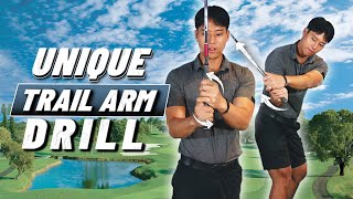 Unique Trail Arm Drill for the Downswing [upl. by Gilligan780]