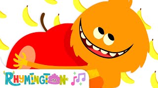 Apples And Bananas  Monster Song for Kids  Rhymington Square [upl. by Anstice]