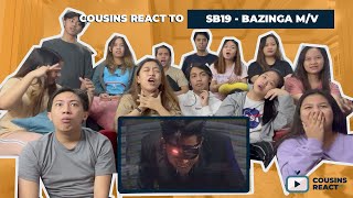 COUSINS REACT TO SB19 Bazinga Official Music Video [upl. by Gerius]