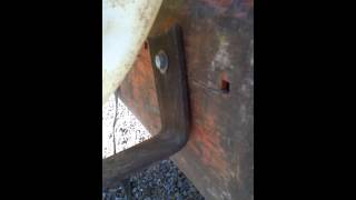 how to make amp building a counterweight for a bobcat [upl. by Leuqar482]